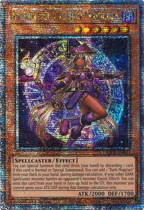 Apprentice Illusion Magician - RA04-EN023 - (Quarter Century Secret Rare) - 1st Edition